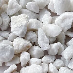 White Marble Chips Rock Stone Lot Landscaping Jewelry Making Crafting Supplies